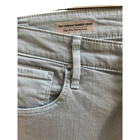 AG Adriano Goldschmied Farrah Size 31 High Rise Skinny Crop Jean 28 Inch Inseam - Picture 10 of 13
